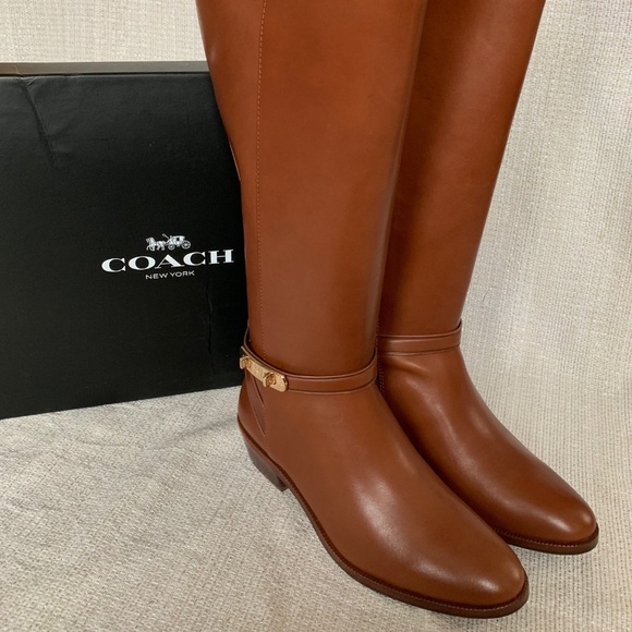 coach boots wide calf